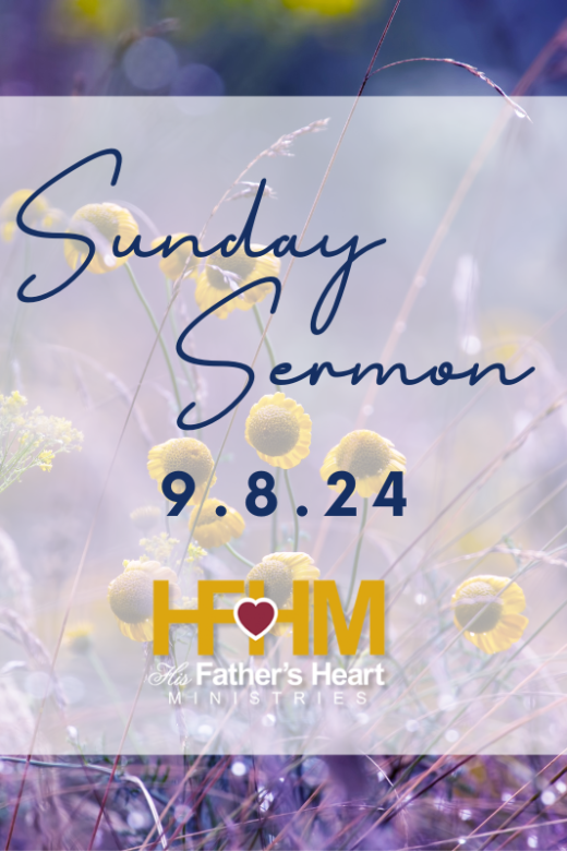 Sunday Sermon Sep 8 '24